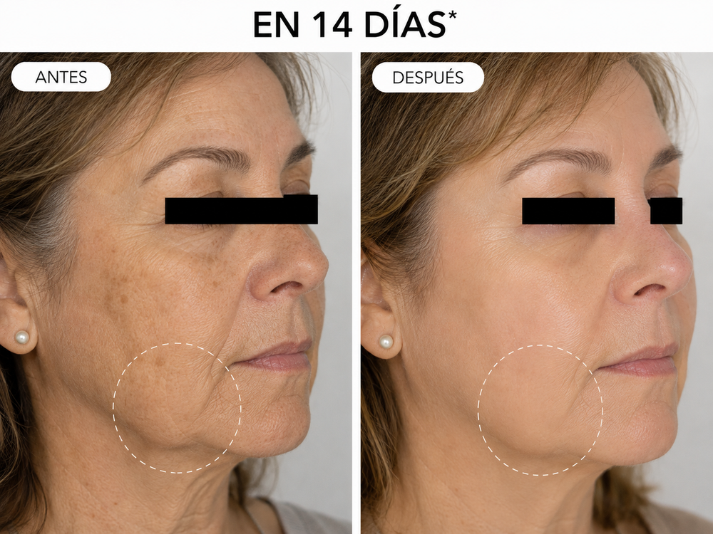Aplicación de crema para el contorno de ojos