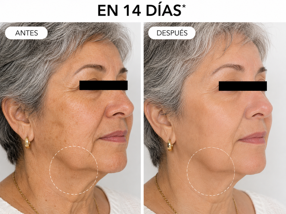 Clienta utilizando Luméra por la noche